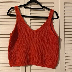 Marine Layer Finley Sweater Tank In Coral